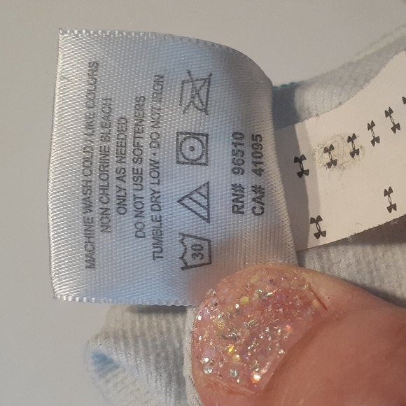 Under Armour Women's Shirt Cold Gear Aqua Blue Top Athletic Workout Large - Picture 11 of 12